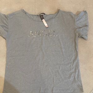 Victoria's Secret Gray 'Angel' Tee